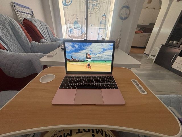 Mesa plegable portátil - Madera y metal