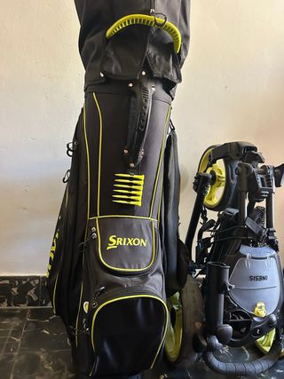 Bolsa golf Srixon + carro Innesis + palos