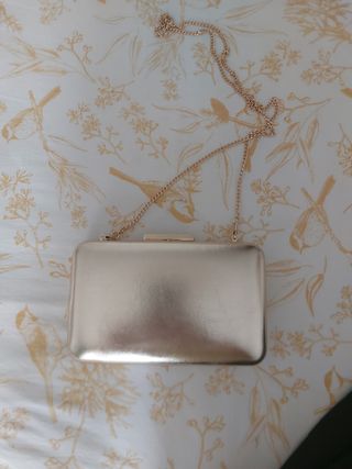 Bolso fiesta dorado