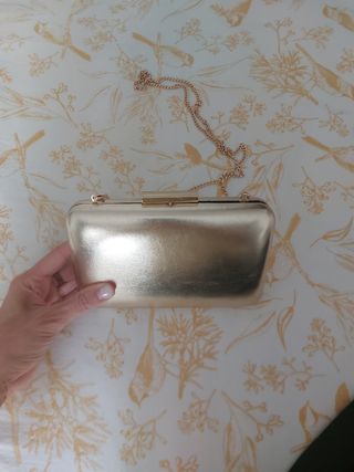 Bolso fiesta dorado