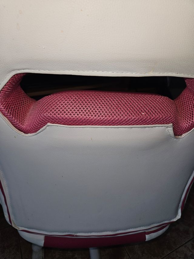 Silla Gamer W-Design Rosa y Blanca