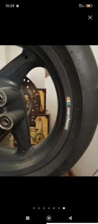 Llanta Marchesini trasera 3 brazos 17"x 4'5