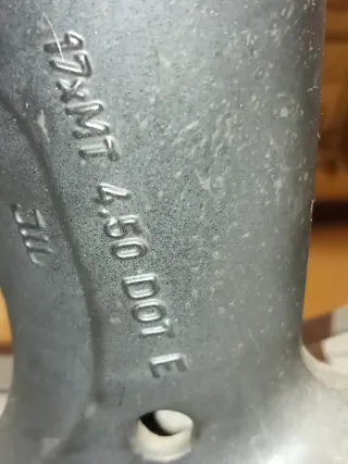 Llanta Marchesini trasera 3 brazos 17"x 4'5