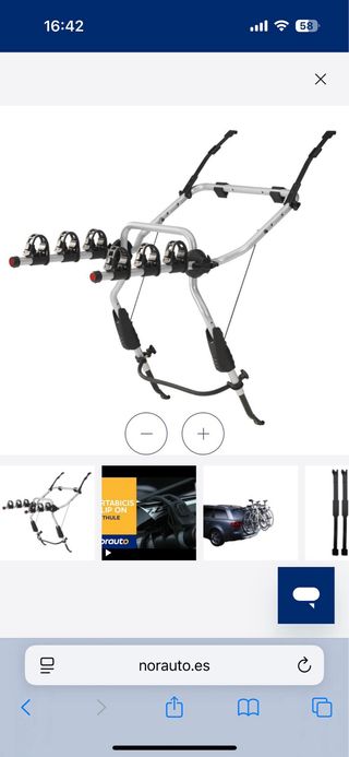 Porta bicicletas coche