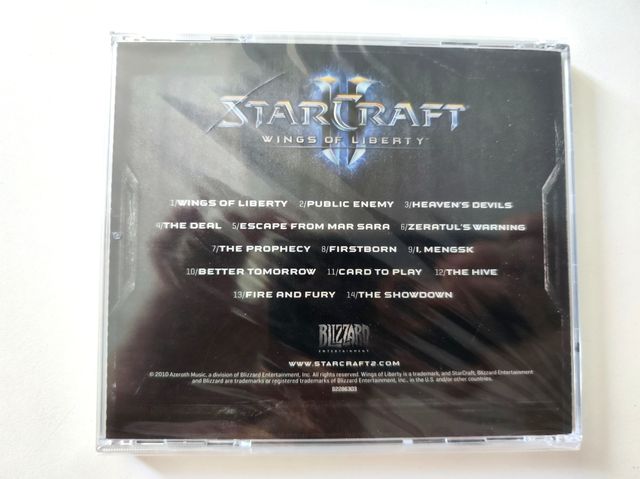 StarCraft II: Wings of Liberty CD soundtrack