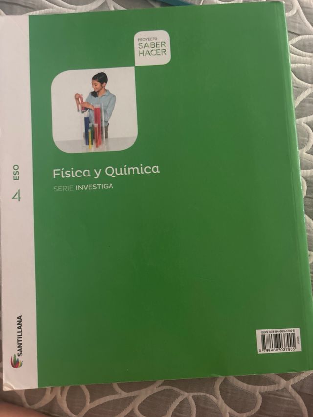 FISICA Y QUIMICA SERIE INVESTIGA 4 ESO SABER HACER