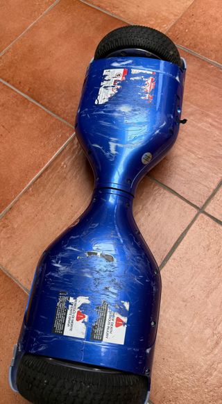 Hoverboard blu elettrico