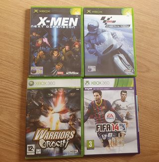 4 juegos Xbox y Xbox 360