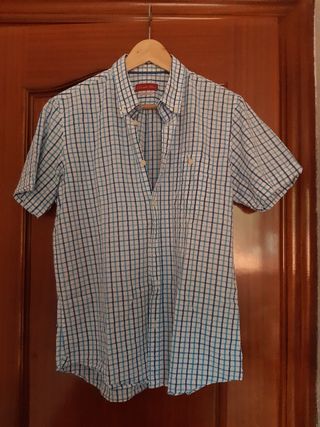 Camisa Emidio Tucci | Azul y Blanca