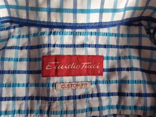 Camisa Emidio Tucci | Azul y Blanca