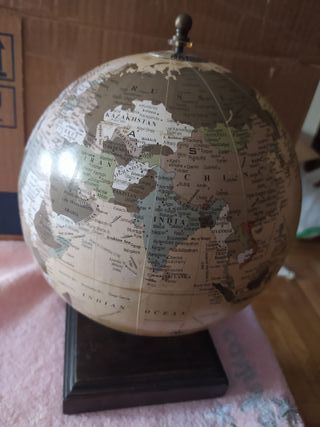 Globo terráqueo antiguo