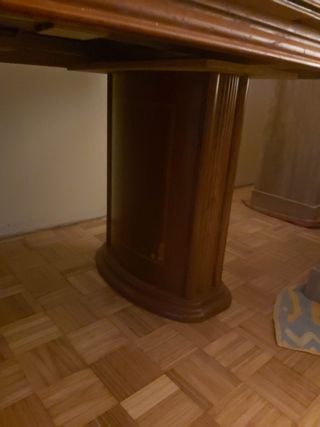 Mesa de comedor ovalada