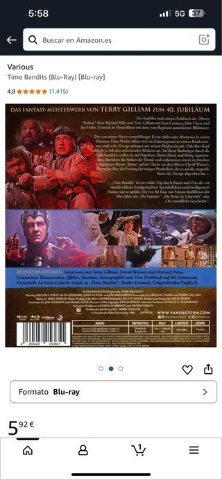 Time Bandits Blu-ray