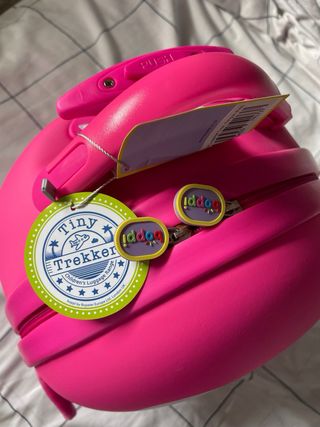 Maleta Boppi infantil rosa