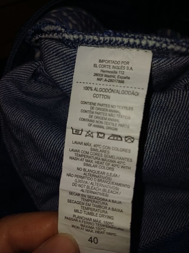 Shorts vaqueros rotos El Corte Inglés M