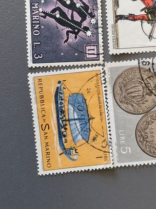 24 Francobolli San Marino Vintage