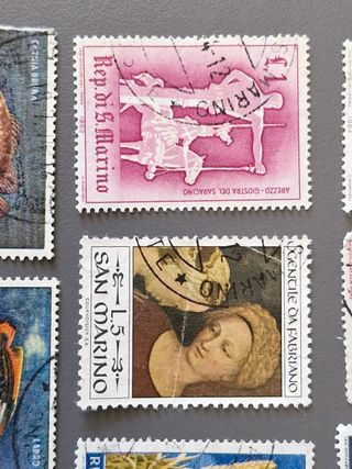 24 Francobolli San Marino Vintage