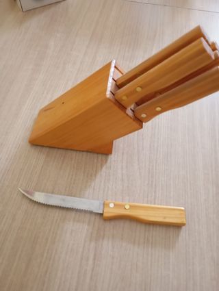 Set coltelli legno - 6 pezzi