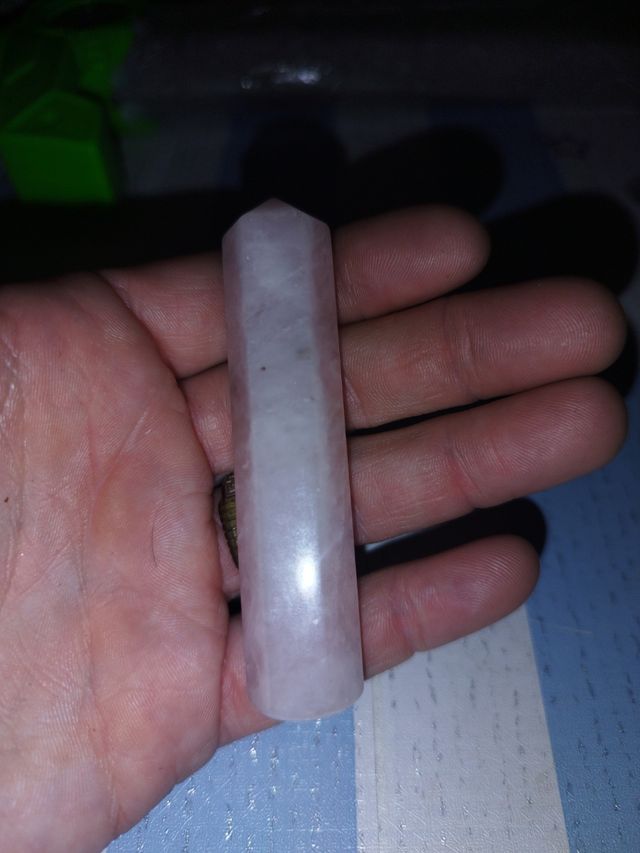 Barrita Cuarzo Rosa Pulida