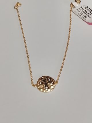 Pulsera dorada arbol de la vida