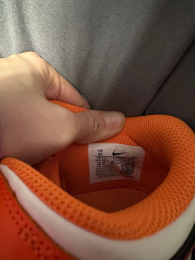 Nike Dunk Low - Zapatillas naranja y blanco