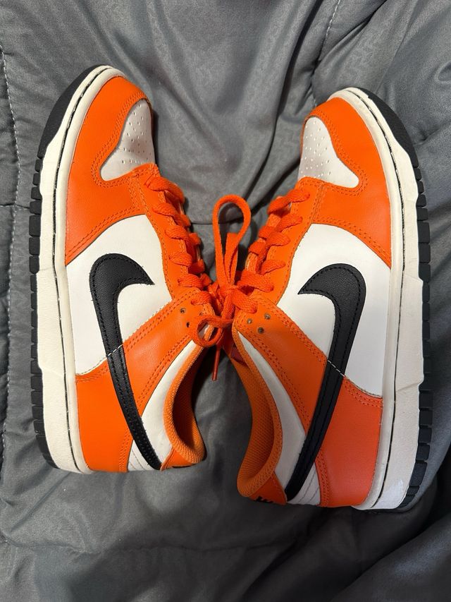 Nike Dunk Low - Zapatillas naranja y blanco