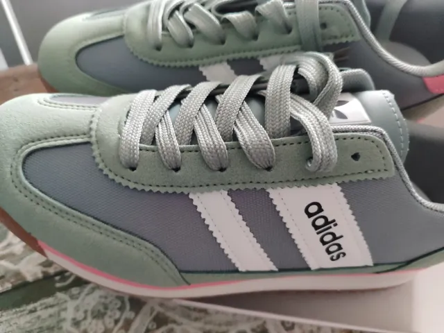 Zapatillas Adidas mujer - Gris-Verde