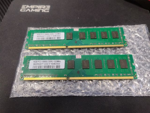 RAM 32GB DDR3 PC3-10600U 1333MHz