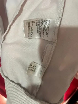 Chaqueta Adidas Blanca Dorada Vintage Talla XL
