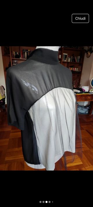 Blusa nera e bianca - Organza