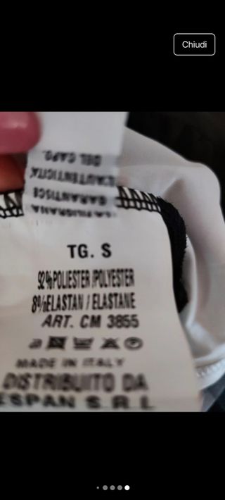Blusa nera e bianca - Organza