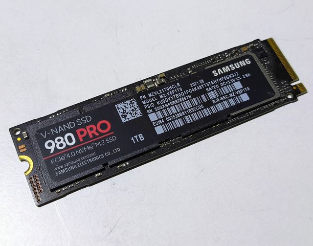 SSD Samsung 980 Pro 1TB PCIe 4.0 NVMe M.2
