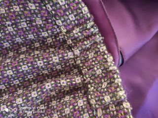 Traje falda chaqueta - lana - rosa/buganvilla 