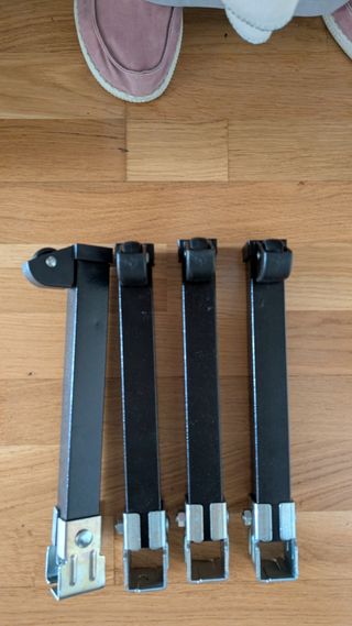 4 Patas somier abrazadera - metal