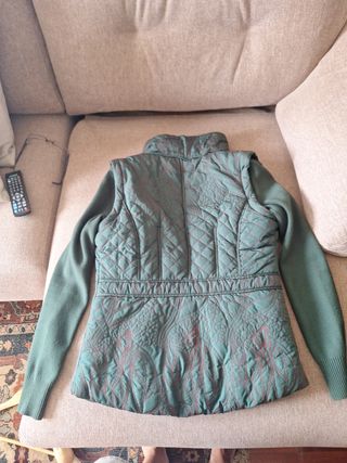 Cazadora chaleco Desigual verde