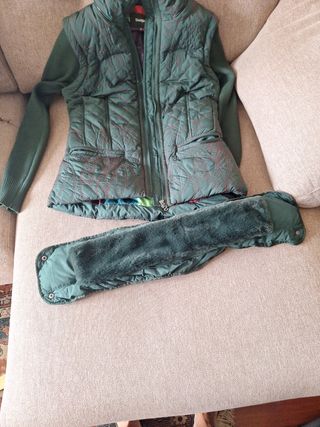 Cazadora chaleco Desigual verde