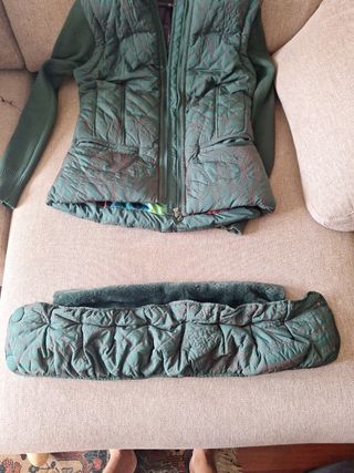 Cazadora chaleco Desigual verde