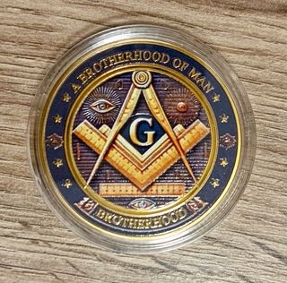 Moneda masonica - Hermandad del Hombre