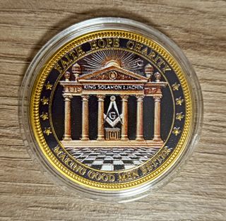 Moneda masonica - Hermandad del Hombre