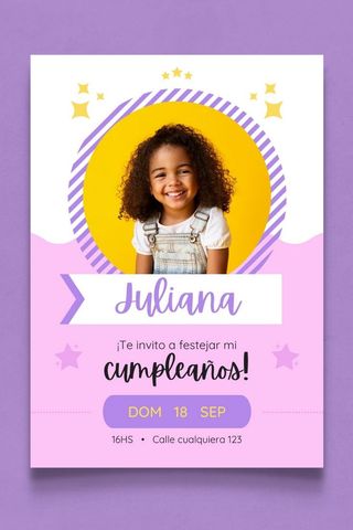 Invitación Cumpleaños Infantil
