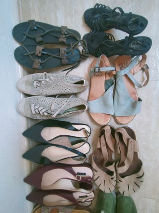 8 Zapatos varios estilos