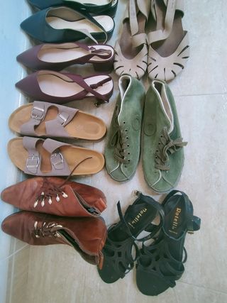 8 Zapatos varios estilos