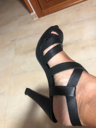 Sandalias negras mujer talla 40