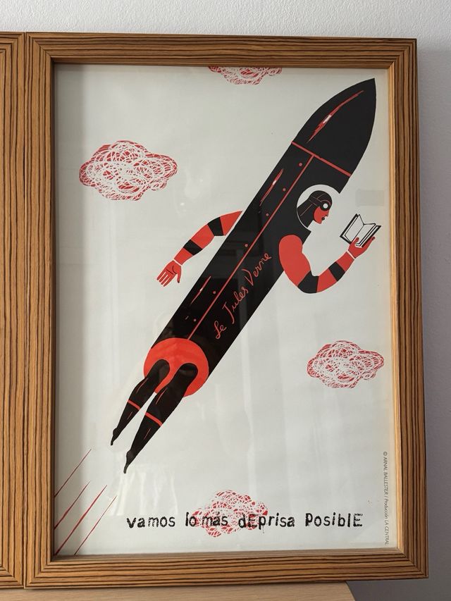 2 quadri e poster con design retrò di Arnal Ballester