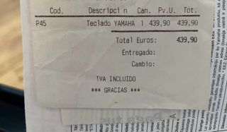 Yamaha P45 - Teclado 88 teclas