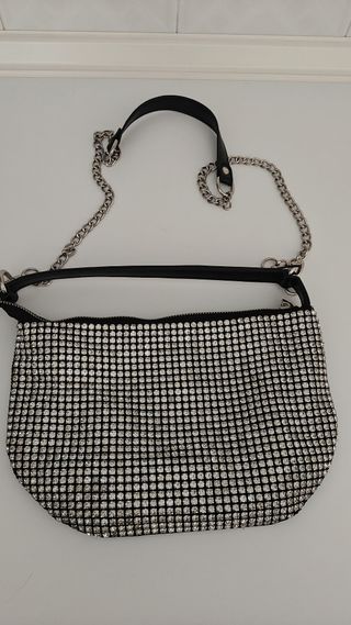 Borsa nera strass | Pochette