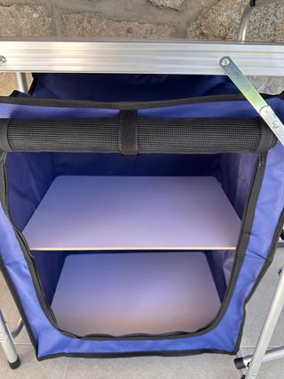 Mesa camping plegable - Cocina portátil