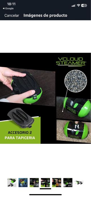 Plancha Vapor VCloud Steamer Portátil