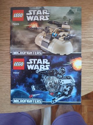 Manuales Lego Star Wars Microfighters (75029-75031