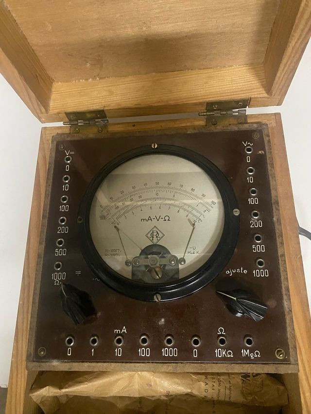 Multímetro antiguo mA-V-Ω